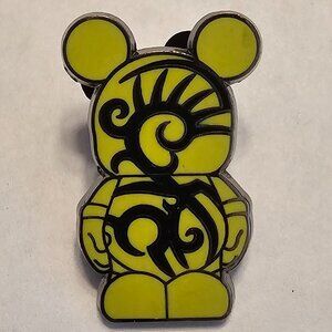 DISNEY Pin Trading ~ Vinylmation Jr. ~ Tribal Design on Lime Green ~ 2012 ~ P04